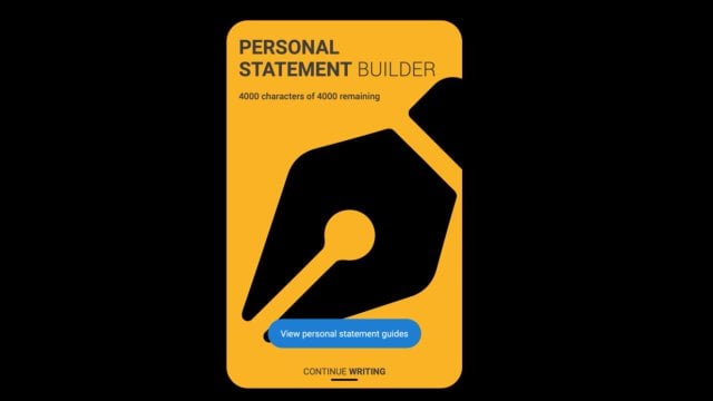 ucas personal statement tool