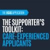 Graphic for the supporter's toolkit for care-experienced students